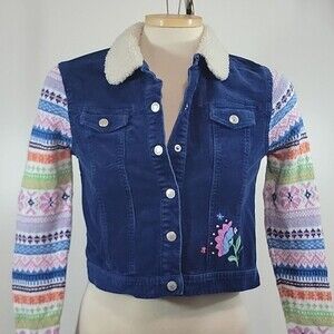 HARTSTRINGS Corduroy Knit Sleeve Jacket size 10/12